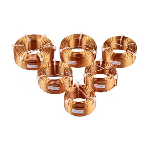 1pc GHXAMP 1.5mm 0.3mH 0.5mH 1.0mH 1.5mH 2.1mH Speaker Crossover inductor Hollow Inductance Coil 4N 