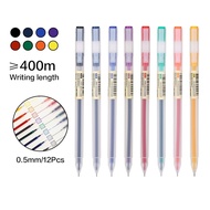 LIQUID GEL PEN COLOR INK 0.5 MM DELI 0.5 MM FULL TANK POINTED TIP NEEDLE TIP A-116 / A-119