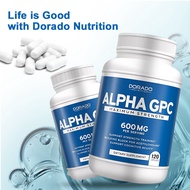 DORADO NUTRITION Alpha GPC Choline Brain Supplement for Acetylcholine-) Advanced Memory Formula