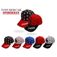 Boys' Spotted Hat Spidermanhero Spider-man Spotted Printed Hat/ Spider-man Embroidered Hat/