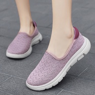 รองเท้าผ้าใบแบบสลิปออน Size 35~42 รองเท้าผ้าใบสุขภาพผู้หญิง ไซส์ใหญ่รองเท้าผ้าใบ รองเท้าถัก