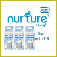 ◈ ▥ ✲ FARLIN is now NURTURE 3-pack Comfort Feeding Bottle (Available Size: 2oz/4oz/8oz) * SOLD PER