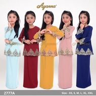 SEDONDON/BAJU KURUNG BUDAK AYUNNIE LACE/BABY BLUE, DUSTY PINK, MAROON, GOLD, ROYAL BLUE/XS TO 2XL