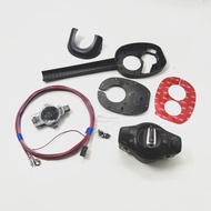 4 Pcs Chrome Auto Car Headlights Multifunction Switch & Rain Sensor Kit For A4 Q5 8K0 941 531 AS 81A