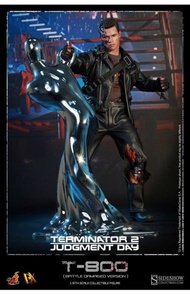 Hottoys dx13 terminator BD T2 t800 未來戰士 sp DX13特別版  hot toys T-800 戰損 豪華版