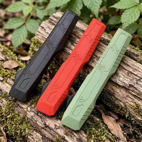 Outdoor High Hardness EDC Knife Tactical VG10 Steel OTF Knives Camping Survival Gadget Aluminum Hand