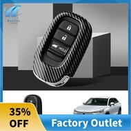 Car Carbon Fiber Key Protective Case Key Shell Protective Cover Car Accessories for Honda Vezel 2021