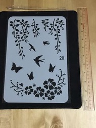 模板 - 可重用可水洗 和諧粉彩 寫手帳 DIY 相簿用 消字板 型板 形板