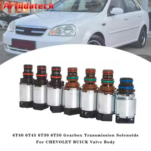 Artudatech 6T40 6T45 6T30 6T50 Gearbox Transmission Solenoids For CHEVOLET BUICK Valve Body Car Acce