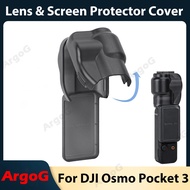 Sunnylife Camera Lens Protector & Screen Protector Cover for DJI Osmo Pocket 3 Hard Case Guard Prote