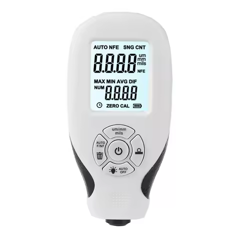 HW-300 Thickness Gauge LCD Display Digital Tool Digital Coating Thickness Gauge High Precision Autom