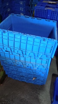 tersedia box plastik bekas nestable box biru bekas box bekas Container