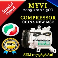 PERODUA MYVI OLD MODEL 2005-2010 1.3CC TO MSC MITSUBISHI CHINA NEW COMPRESSOR/ KOMPRESOR (CAR AIRCON