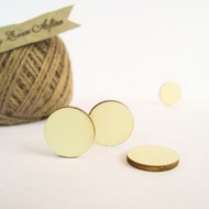 6cm - 10cm Wooden circle, round wooden cutout, unpainted wood, scrapbook embellishment, wooden craft