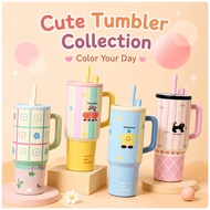 C43 24oz 710ml Vacuum Tumbler 316 Stainless Steel Hot&Cold Leak-Resistant 2 in 1 Drinking W/Straw