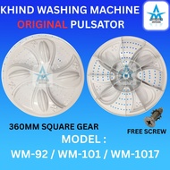 WM-92 / WM-101 / WM-1017 ORIGINAL WASHING MACHINE KHIND PULSATOR = WM92 / WM1017 / WM101