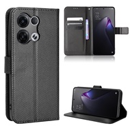 OPPO Reno 8 5G Case Flip Phone Holder Stand Case OPPO Reno8 5G Casing Wallet PU Leather Back Cover