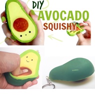 Squishy Avocado Fruit Slow Rising Relief Stress Squeezing Toys Phone Straps
