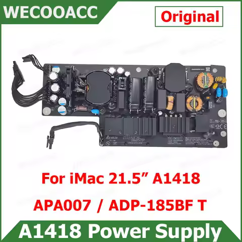 Original A1418 Power Board APA007 ADP-185BF T For iMac 21.5" A1418 Power Supply 185W 2012 2013 2014