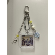 Oasis band keychain Definitely Maybe & (Whats the Story) Morning Glory Heathen Chemistry album