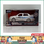 [sgstock] Jada FF 1:32 - 1995 Volkswagen Jetta-Glossy White