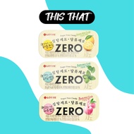 [LOTTE] Zero Sugar Free Candy 28g / 98% Sugar Free