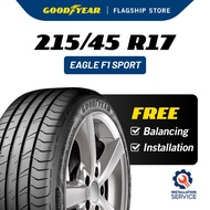 [Installation Provided] Goodyear 215/45R17 Eagle F1 Sport Tyre (Worry Free Assurance) - Preve / Kia 