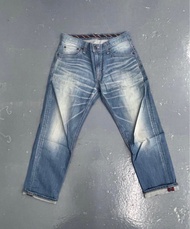 Edwin Edge of Blue Jeans Cropped Jeans