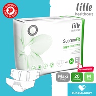 Lille SupremFit Maxi Grey Adult Diapers M Size, 20pcs/bag (80cm - 130cm) Lille Grey Adult Diapers