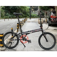 Gaotelu Foldable Bicycle 9-Speed 20 Inch Assembly Aluminum Alloy Small Wheel Men's And Women's Bicycle Adult Portable Car