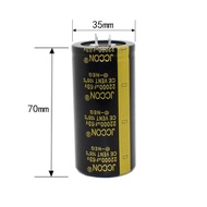 63V 22000UF 63v JCCON Black Gold Wire Cutting Audio Power Amplifier Filter Capacitor Size: 35x70MM