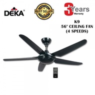 Deka K9 56” 5 Blades Ceiling Fan With 4 Speed Remote Control (Replace F5P)
