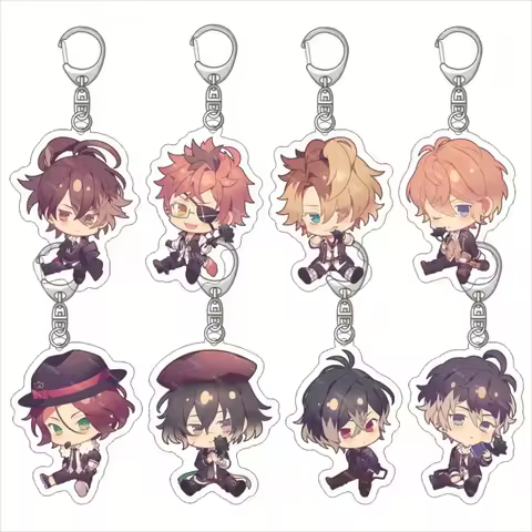 Acrylic Keychain Cute Feature Komori Yui Sakamaki Shu Ayato Kanato Laito Anime Key Holder Bag Penden