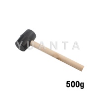 Yuanta 300g 500g ค้อนยางด้ามไม้ ขนาดเล็ก ค้อนหัวยาง ค้อนยาง ฆ้อนยาง ฆ้อนหัวยาง Rubber Hammer