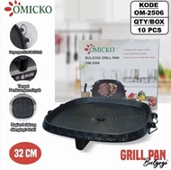 Bulgogi Grill Pan 32cm OMICKO/Alat Panggang Steak Yakiniku Grill Pan 32cm/Bulgogi OM502A