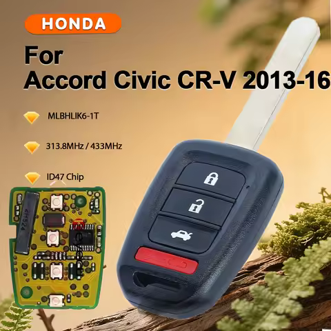 KEYECU OEM Board MLBHLIK6-1T for Honda Accord Civic CR-V 2013 2014 2015 2016 2B/3B/4B Fob Remote Key