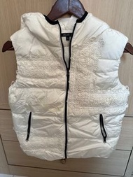 全新 意大利品牌 Giusto dama Down Vest 白色羽絨背心