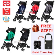 GB Pockit + Plus 2018 Gold Lightweight Stroller FREE Travel Bag