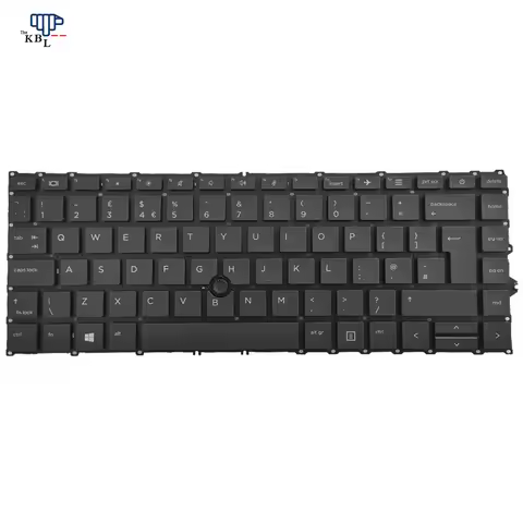 Original New UK Spanish GR Language For HP Elitebook 840 845 745 G7 G8 zbook14 Backlit Laptop Keyboa