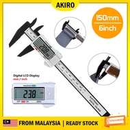 AKIRO HOME Digital LCD Electronic Vernier Caliper Gauge Micrometer Tools 15cm 6inch 001