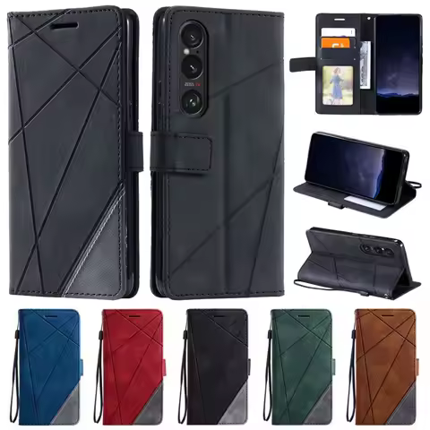 For Coque Sony Xperia 1 VI Cover Luxury Flip Wallet Leather Case For Fundas Sony 1 VI XQ-EC54 Xperia