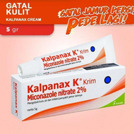Kalpanax Cream / Krim Ubat Obat Jamur Panau Kurap Kutu Air 5 Gram