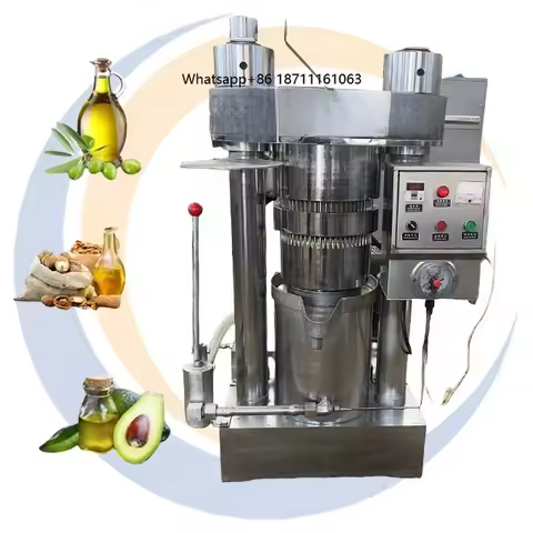 Avocado Flaxseed Seed Oil Extraction Pressing Machine Sesame Cocoa Butter Hydraulic Oil Press