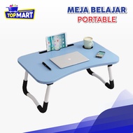 TOPMART - Laptop Table, Folding Table, Study Table, portable Waterproof Folding Laptop Table with ta
