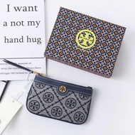 TB BAG Tory Card holder new mini cowhide genuine leather ultra-thin simple wallet multi-card slot ladies presbyopic business card holder Burch
