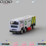 CUCKO Garbage Truck Toy, Simulation Model Toy Car Recycling Sanitation Vehicle, Interactive Inertia 