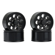 4Pcs 1.55 Metal Beadlock Wheel Rims Hub For 1/10 Rc Crawr