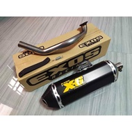 EXOS X6 EXHAUST PIPE RAIDER 150 CARB