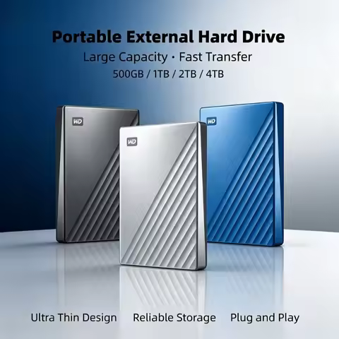 Original WD Elements Portable External Hard Drive 2.5 Inch USB High Speed External HDD for Laptop De