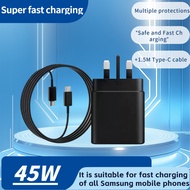 Samsung 45W Super Fast Charging Adapter with USB-C Port and 5A Cable Compatible with Samsung Galaxy 